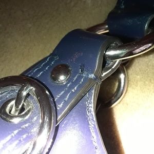 Coach Soho Signature Hobo Blue Black Bag